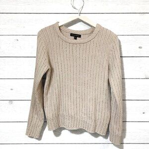 Banana Republic beaded crew neck sweater, size S, cotton blend